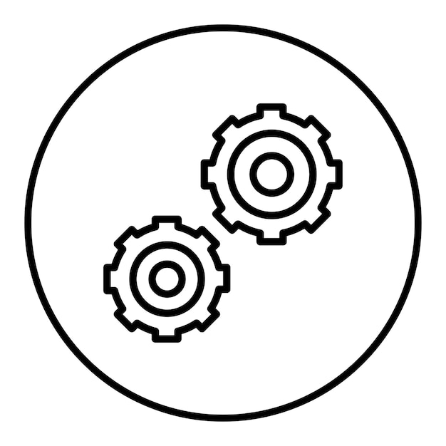 Image vectorielle de l'icône de gestion de la configuration Peut être utilisée pour l'assurance qualité