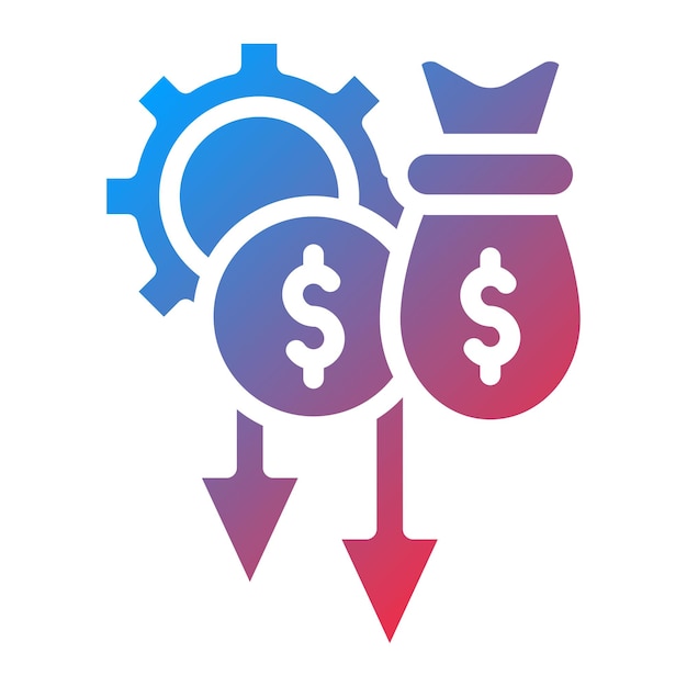 Vecteur l'image vectorielle de l'icône de gestion des flux de trésorerie peut être utilisée pour l'audit des affaires