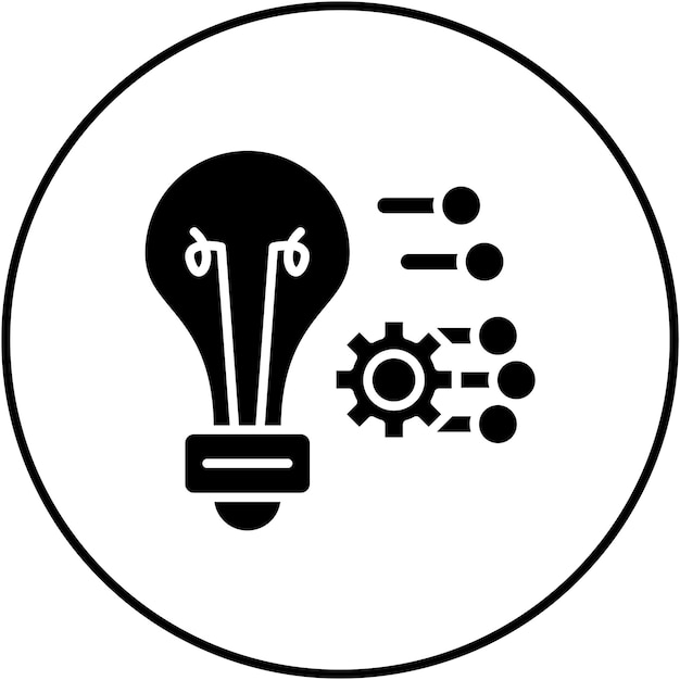 L'image vectorielle de l'icône de l'innovation peut être utilisée pour No Code