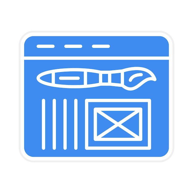 L'image vectorielle de l'icône de l'interface Web peut être utilisée pour le développement d'applications mobiles
