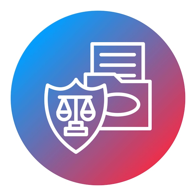 L'image Vectorielle De L'icône De La Loi Sur La Protection Des Données Peut être Utilisée Pour La Confidentialité