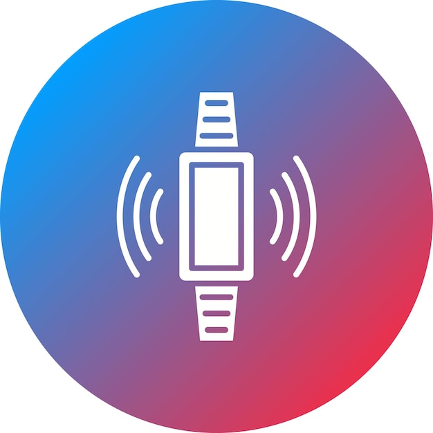 Vecteur l'image vectorielle de l'icône de la montre intelligente peut être utilisée pour l'internet des objets