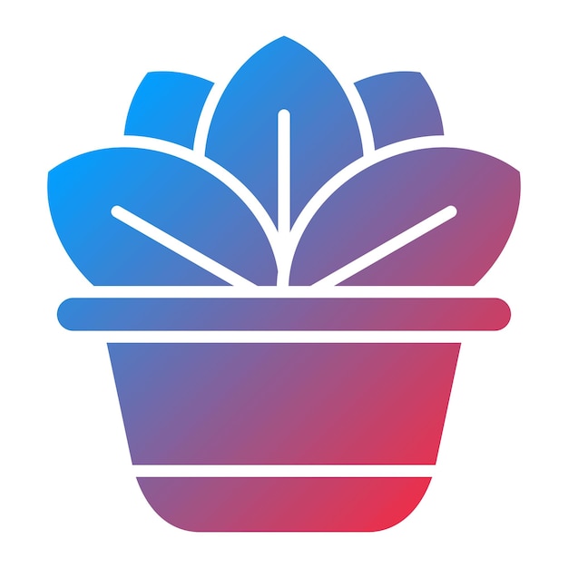 L'image vectorielle de l'icône de la plante peut être utilisée pour l'usine