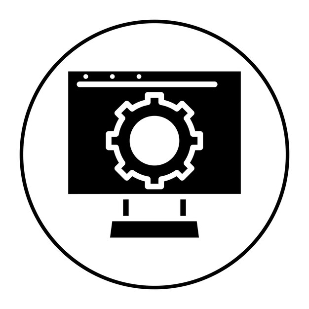 L'image vectorielle de l'icône de la plate-forme numérique peut être utilisée pour les nouveaux médias