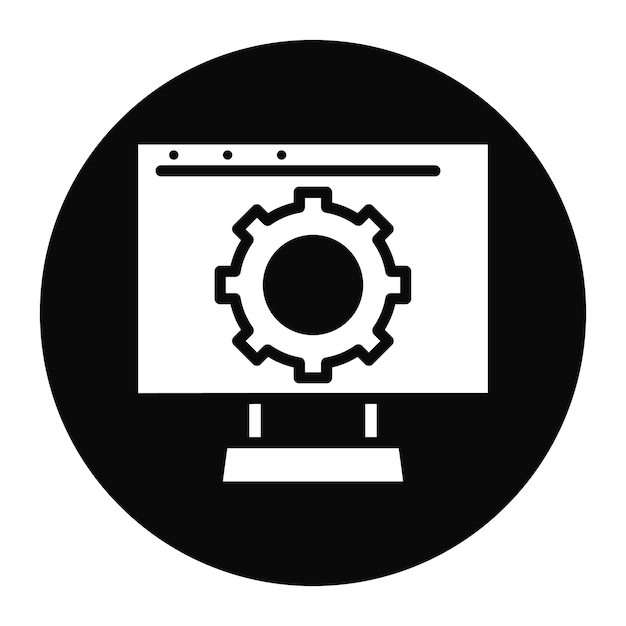 L'image vectorielle de l'icône de la plate-forme numérique peut être utilisée pour les nouveaux médias
