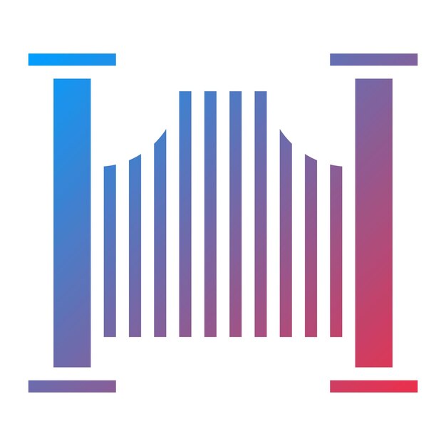 Vecteur l'image vectorielle de l'icône de la porte peut être utilisée pour fairytale