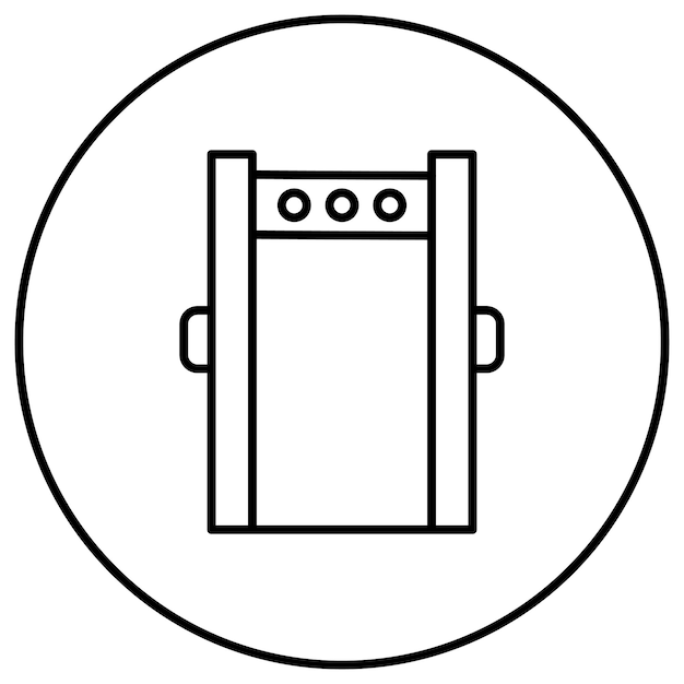 L'image Vectorielle De L'icône De La Porte De Sécurité Peut être Utilisée Pour La Protection Et La Sécurité