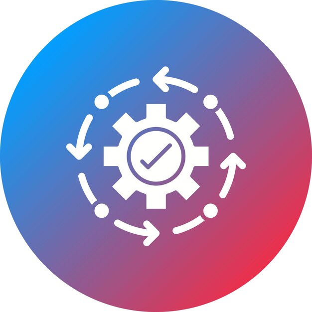 Image vectorielle de l'icône de productivité peut être utilisée pour No Code