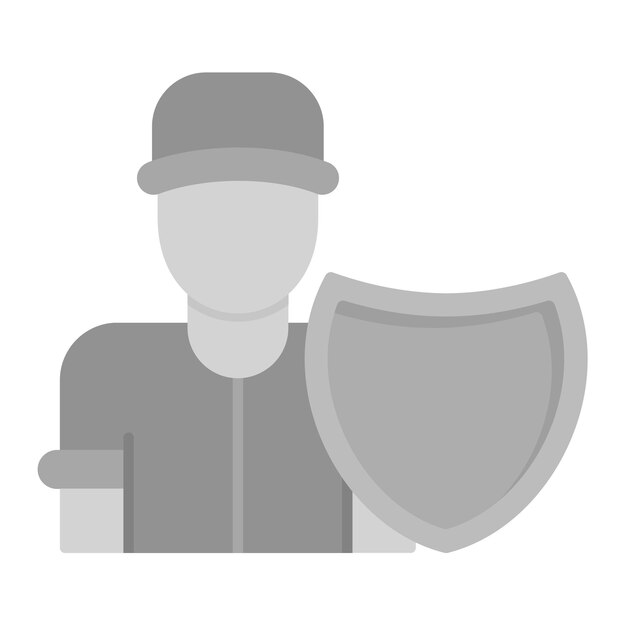 L'image Vectorielle De L'icône De Protection Des Employés Peut être Utilisée Pour L'usine