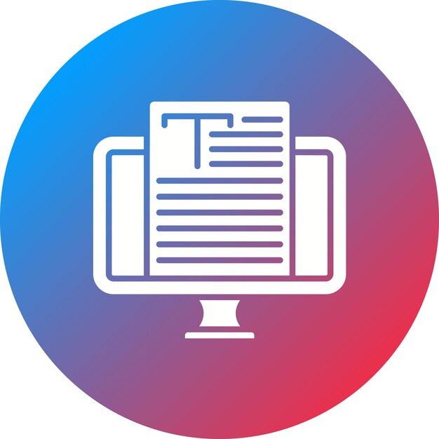Image vectorielle d'icône de rédaction peut être utilisée pour l'agence de médias sociaux