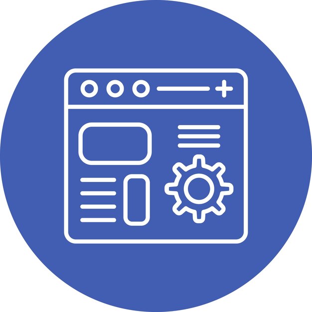 Image vectorielle d'icône de réglage de code Peut être utilisée pour la programmation informatique
