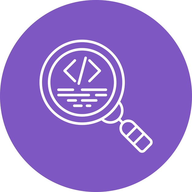 L'image vectorielle de l'icône de révision du code peut être utilisée pour Agile