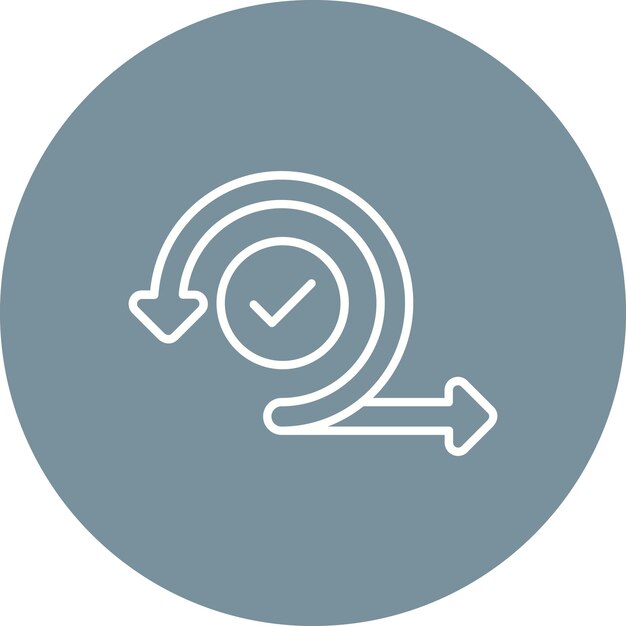 L'image vectorielle de l'icône Scrum peut être utilisée pour l'UX et l'UI