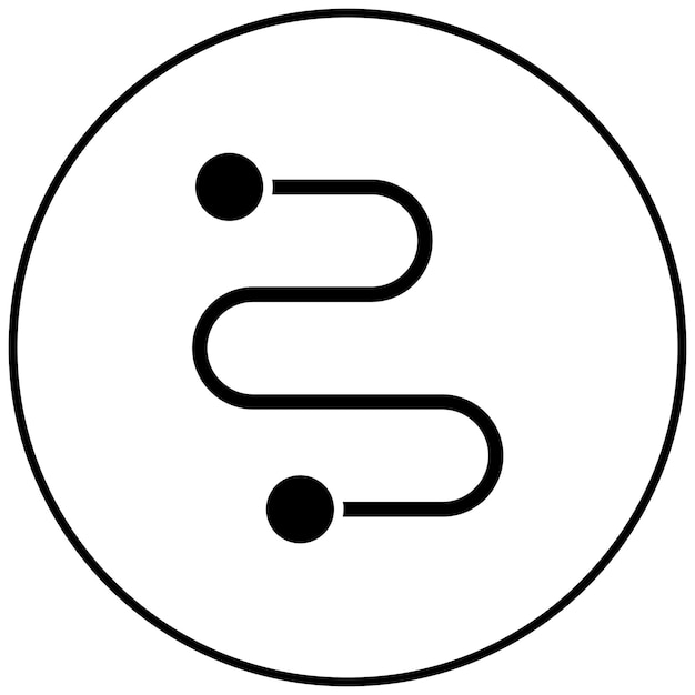 L'image vectorielle de l'icône de segment peut être utilisée pour la rédaction