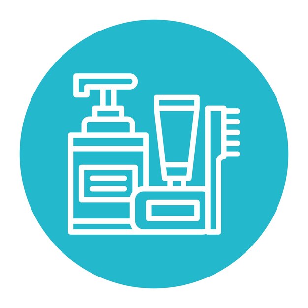 L'image vectorielle de l'icône des services de soins personnels peut être utilisée pour les services à domicile