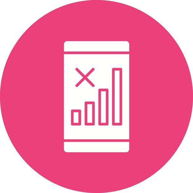 Vecteur l'image vectorielle de l'icône signal cellular null peut être utilisée pour l'ux de l'interface utilisateur mobile