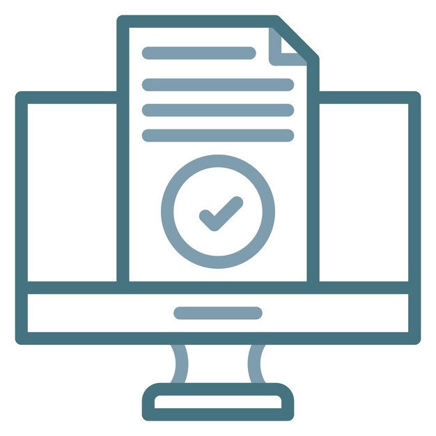 L'image vectorielle de l'icône de surveillance de la conformité peut être utilisée pour la conformité et la réglementation