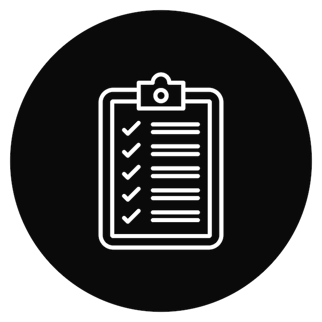 L'image vectorielle de l'icône des tâches peut être utilisée pour le démarrage d'une entreprise