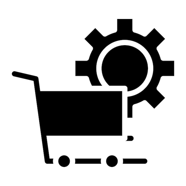 Image vectorielle de l'icône de traitement de la commande Peut être utilisée pour l'exécution de la commande