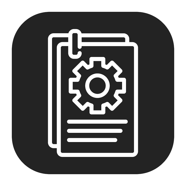 L'image vectorielle de l'icône de traitement par lots peut être utilisée pour l'exécution des commandes