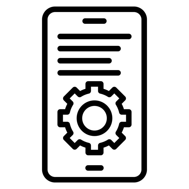 L'image vectorielle de l'icône de travail mobile peut être utilisée pour le travail à distance