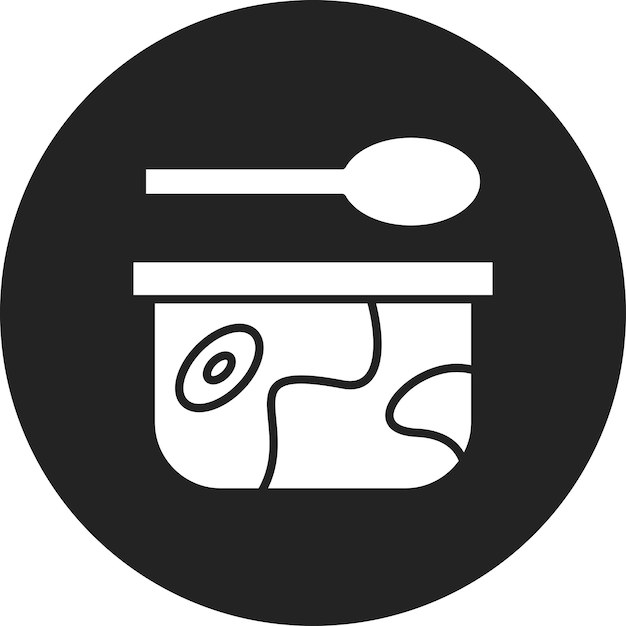 Image vectorielle de l'icône de la vaisselle en bois Peut être utilisée pour les produits écologiques
