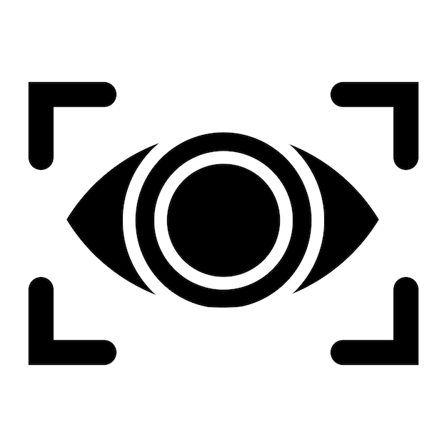 L'image vectorielle de l'icône de vision peut être utilisée pour les ressources humaines