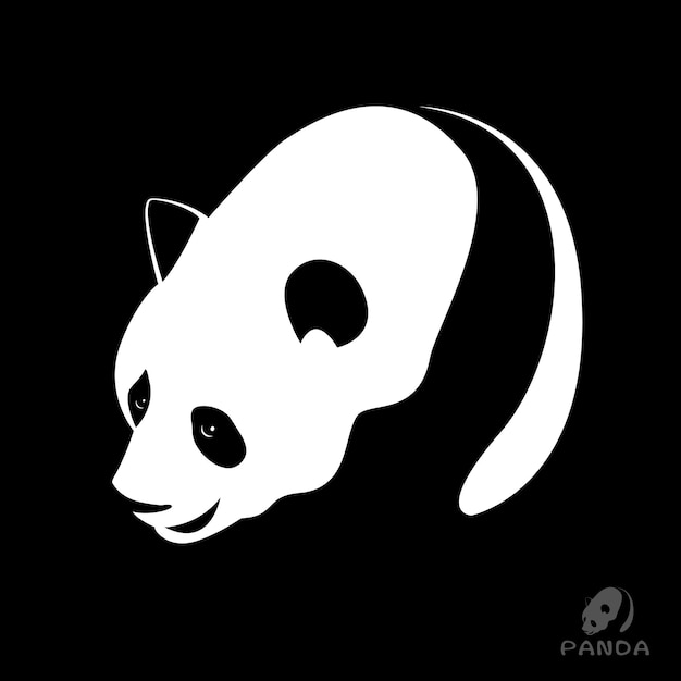 Image Vectorielle D'un Panda