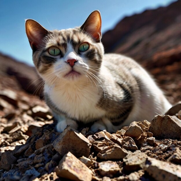 Vecteur des images de chat et de chaton