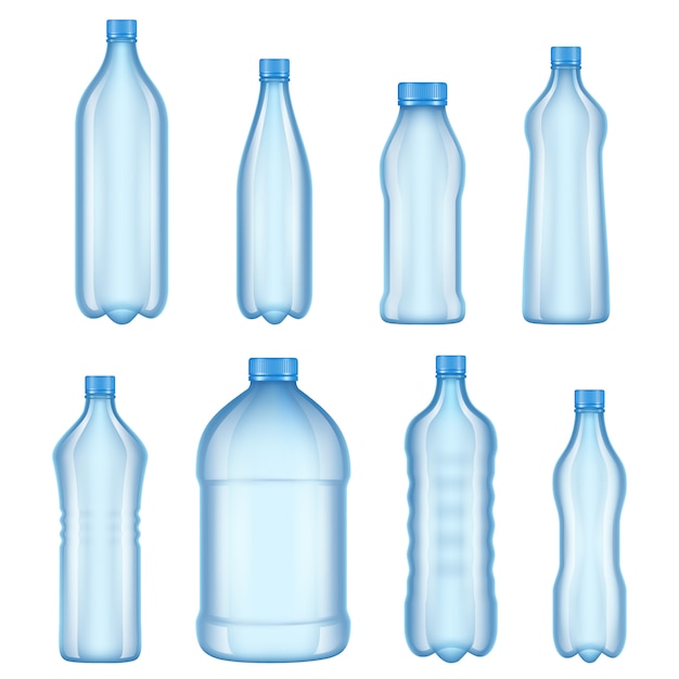 Images De Différents Types De Bouteilles Transparentes