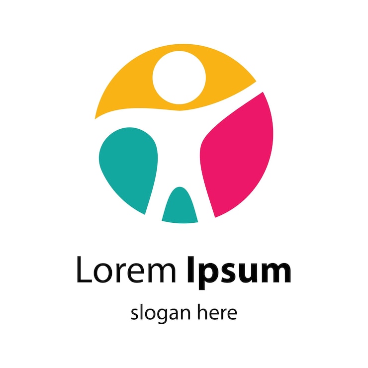Vecteur images du logo de soins aux personnes