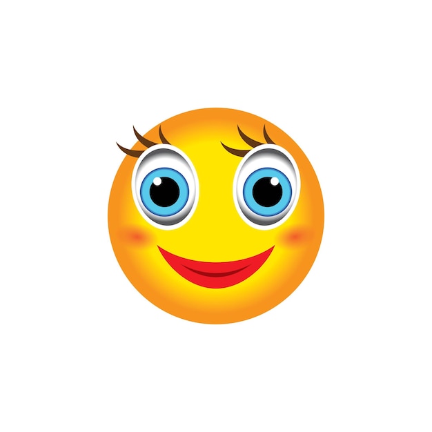 Images D'emoji De Sourire De Femme