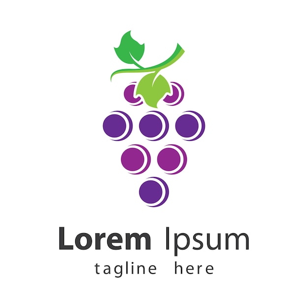 Images De Logo De Raisin