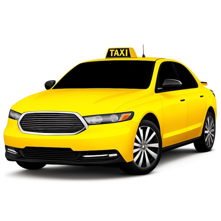 Vecteur images de transport de voitures et de taxis avec ai générées