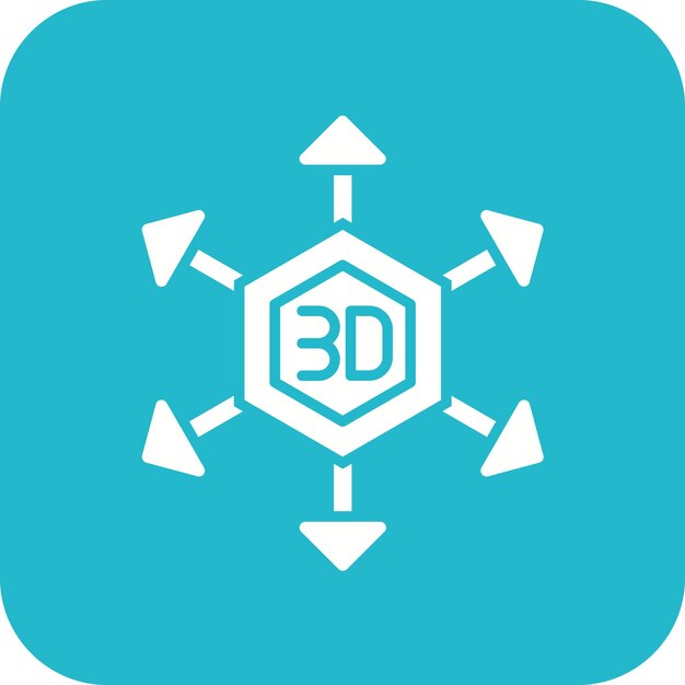 Images vectorielles d'icônes de modélisation 3D peuvent être utilisées pour la créativité