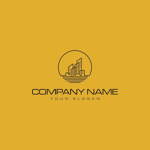 Immobilier conception de logo