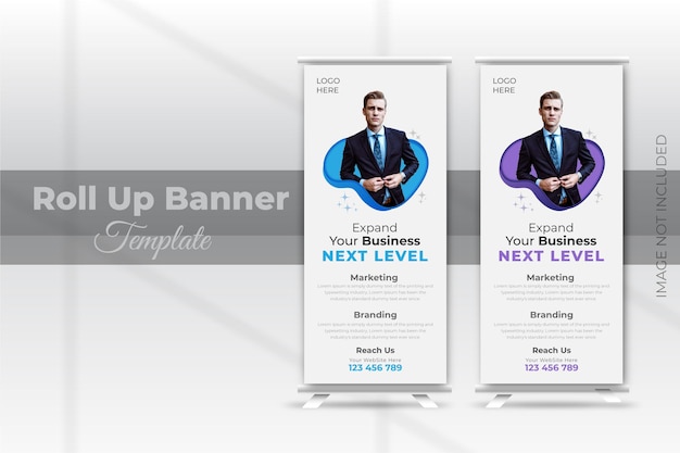 Immobilier Roll Up Banner And Stand Banner Template Design Ou Business Agency Banner Design