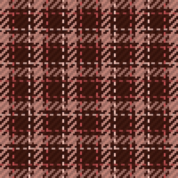 Impression De Fond Tartan Sans Couture à Carreaux. Texture De Tissu. Illustration Vectorielle.