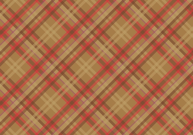 Impression de fond tartan sans couture à carreaux. Texture de tissu. Illustration vectorielle.