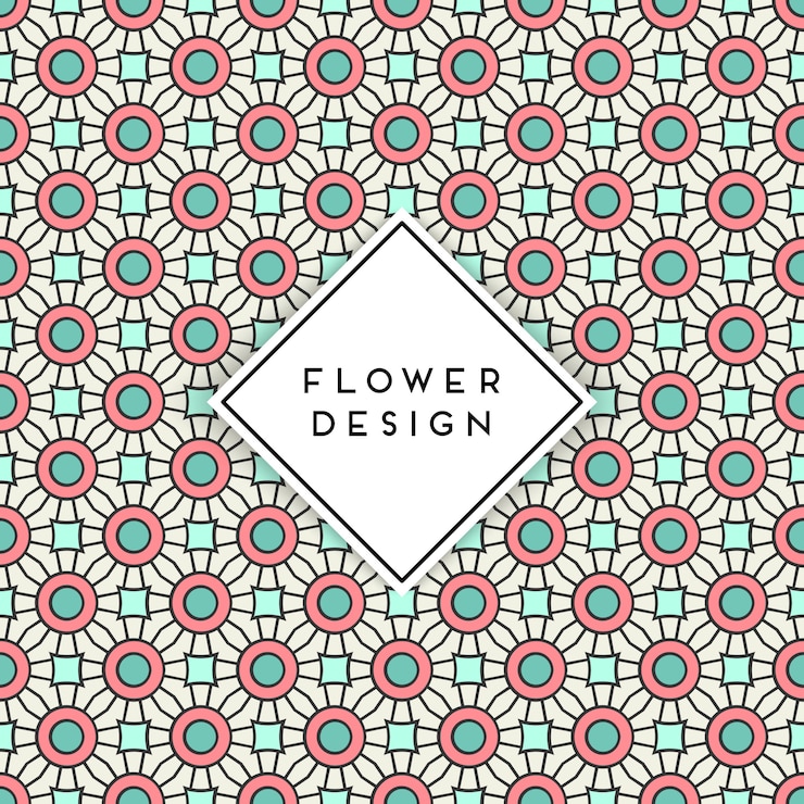 Vecteur impression de fond transparente avec design arabe mandala