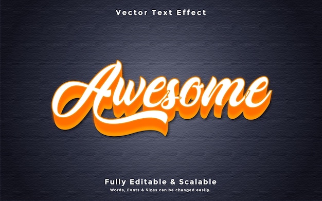 Impressionnant effet de texte modifiable en 3D