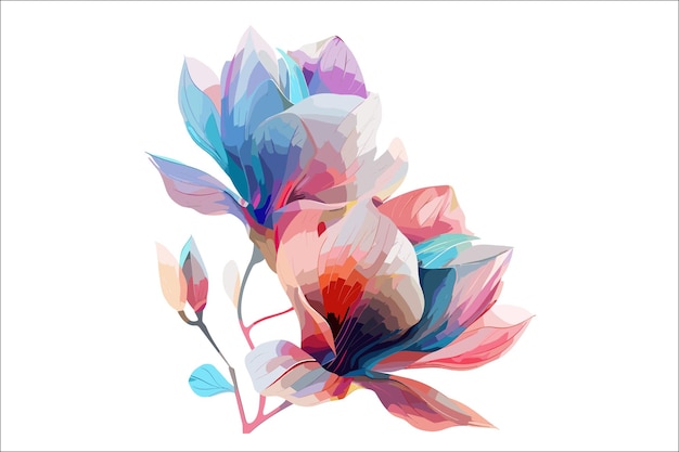 Impressions de fleurs à l'aquarelle décoration florale faisceau d'impressions de décoration intérieure ensemble d'art mural impression de fleurs collectionner