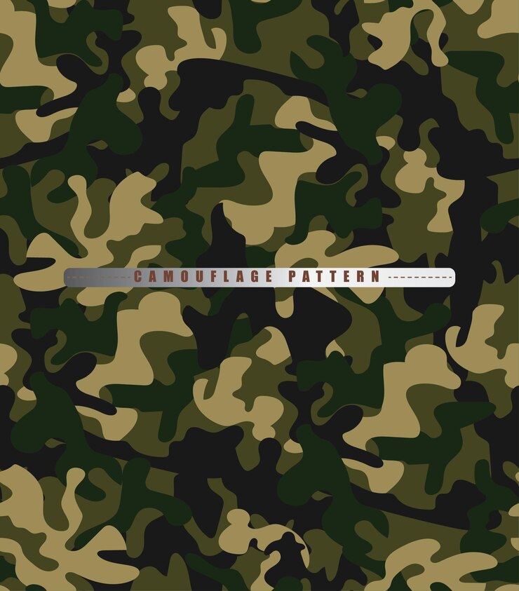 Vecteur imprimé camouflage