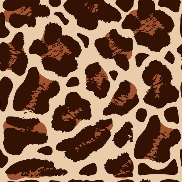 Imprimé léopard sans soudure Fond de texture de motif vectoriel