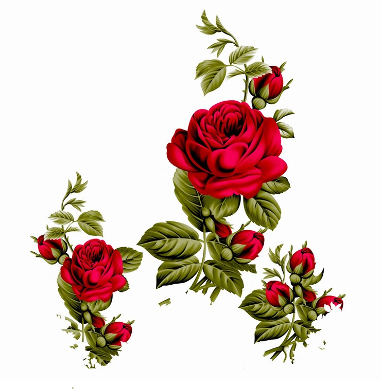 Vecteur imprimer des fleurs florales