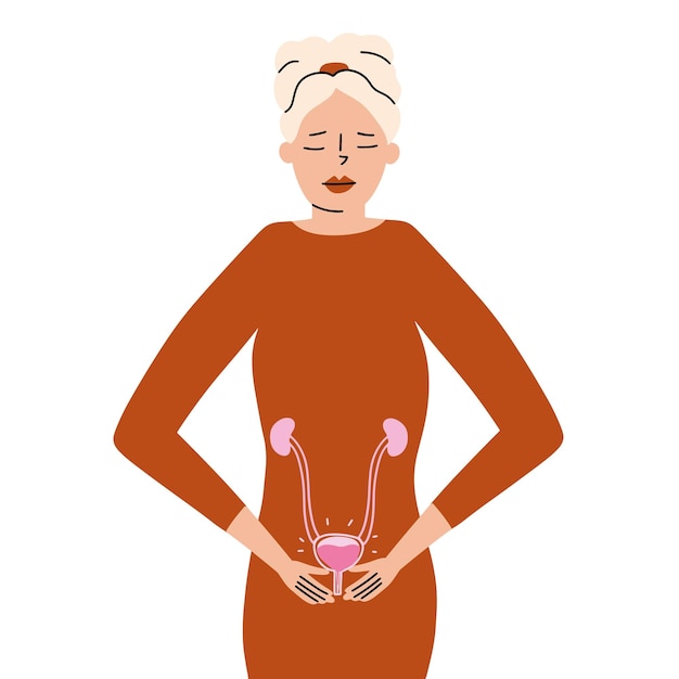 Inflammation de la vessie chez une femme
