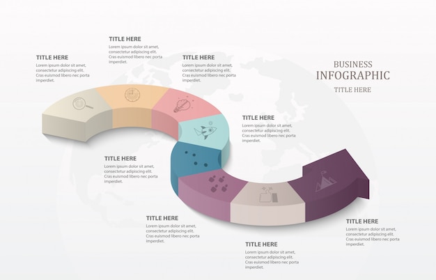 Infographie 3d En Flèche