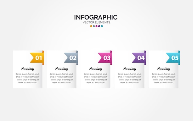 Infographie En 5 étapes