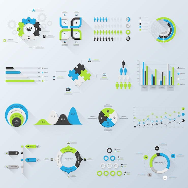 Vecteur infographie d&#39;affaires