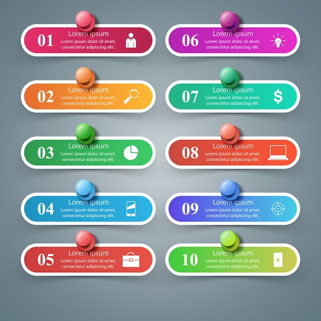 Infographie d'affaires